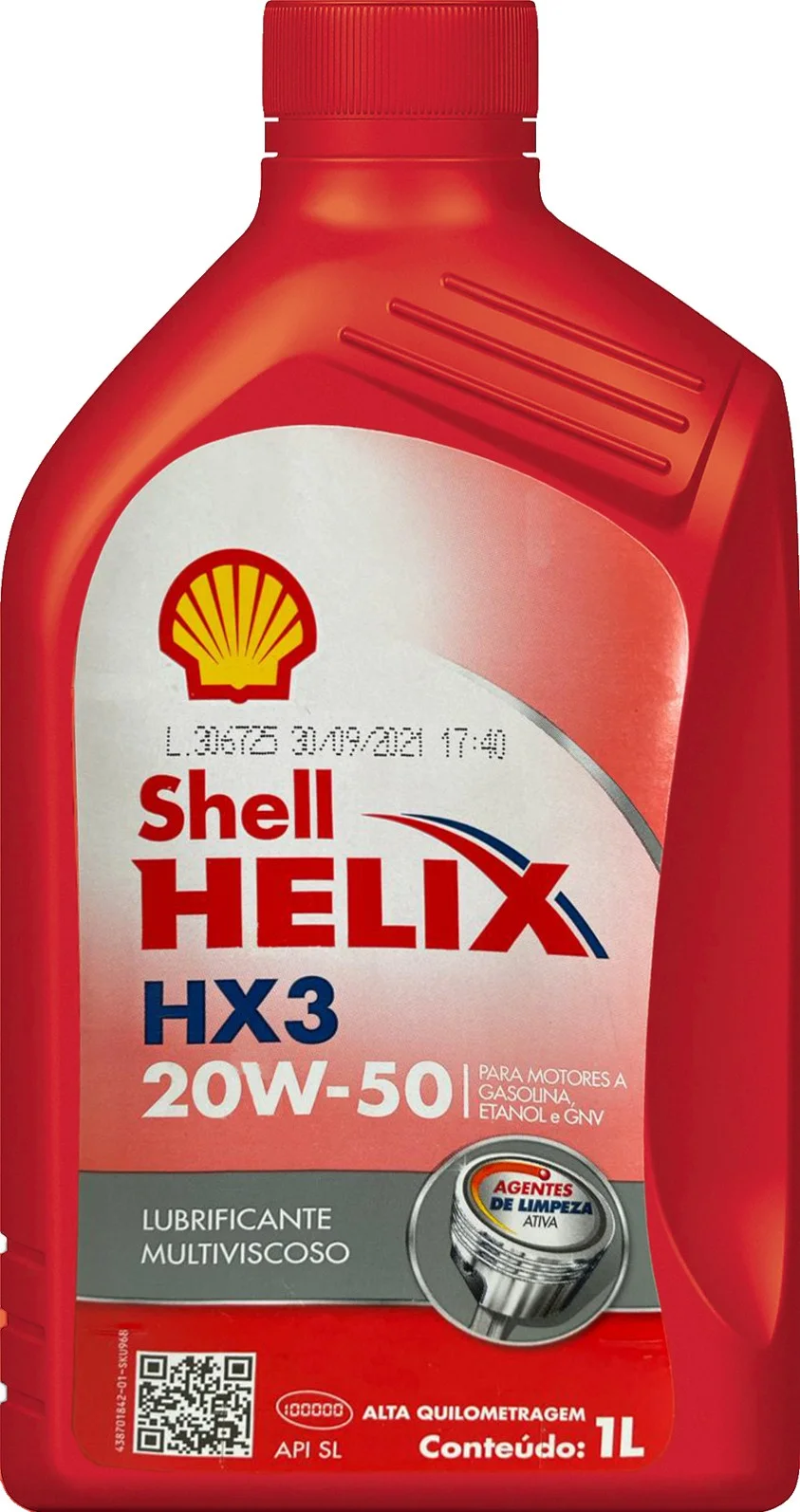 SHELL HELIX HX3 20W50